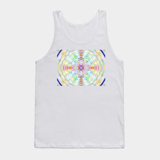 Diffraction Patterns with Color Blending Tank Top